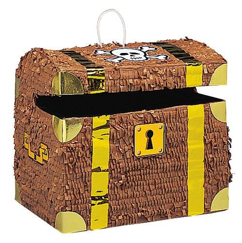 Pinata Treasure Chest 25.5cm H x 31.3cm W x 23.3cm D (10" x 12.3" x 9.2")